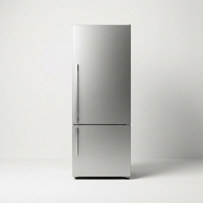 Classic top-freezer refrigerator front view